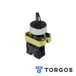 Rotary latching switch on off
