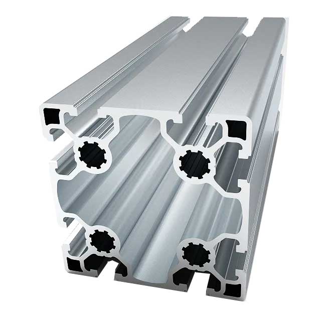 Aluminium-Profile-80x80 Προφίλ Αλουμινίου 80x80 (τιμή ανά mm) - Image 1