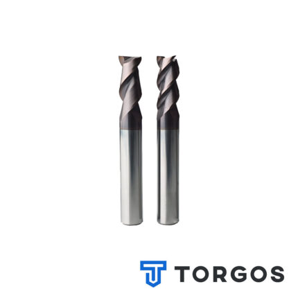 3-flute aluminium end mill in 4mm, 6mm and 8mm diameters